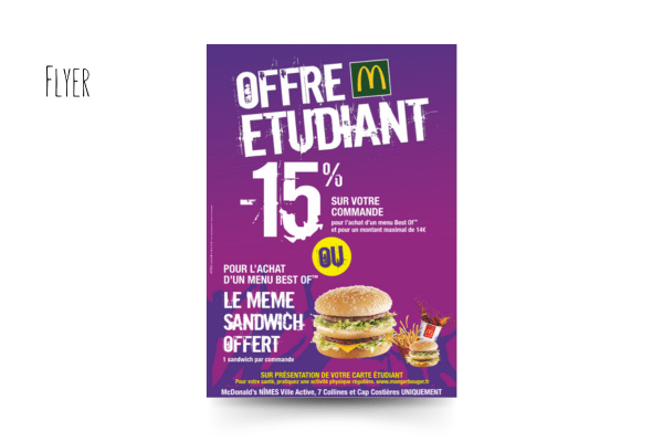 Conception et fabrication de Flyer A5 par Parlons web